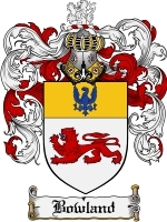 Bowland Family Crest / Coat of Arms JPG or PDF Image Download