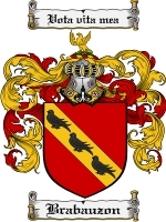 Brabauzon Family Crest / Coat of Arms JPG or PDF Image Download