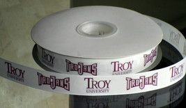 Troy University Trojans Inspired Grosgrain Ribbon - $7.90
