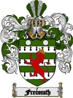 Freimuth Family Crest / Coat of Arms JPG or PDF Image Download