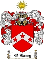 O'Carry Family Crest / Coat of Arms JPG or PDF Image Download