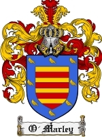 O'Marley Family Crest / Coat of Arms JPG or PDF Image Download