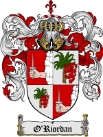 O'Riordan Family Crest / Coat of Arms JPG or PDF Image Download - Coat ...