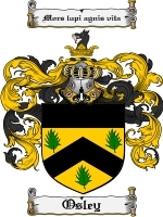 Osley Family Crest / Coat of Arms JPG or PDF Image Download