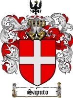 Saputo Family Crest / Coat of Arms JPG or PDF Image Download