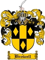Browell Family Crest / Coat of Arms JPG or PDF Image Download