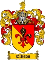 Ellison Family Crest / Coat of Arms JPG or PDF Image Download - Coat of ...