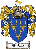 Hicford Family Crest / Coat of Arms JPG or PDF Image Download