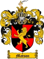 Matson Family Crest / Coat of Arms JPG or PDF Image Download