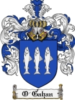 O'Gahan Family Crest / Coat of Arms JPG or PDF Image Download