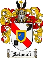 Schmidt Family Crest / Coat of Arms JPG or PDF Image Download - Coat of
