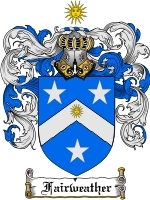 Fairweather Family Crest / Coat of Arms JPG or PDF Image Download