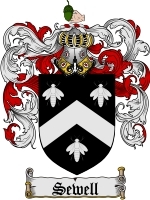 Sewell Family Crest / Coat of Arms JPG or PDF Image Download - Coat of Arms