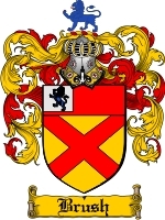 Brush Family Crest / Coat of Arms JPG or PDF Image Download