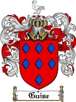 Guise Family Crest / Coat of Arms JPG or PDF Image Download