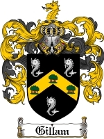 Gillam Family Crest / Coat of Arms JPG or PDF Image Download