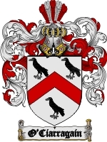 O'Ciarragain Family Crest / Coat of Arms JPG or PDF Image Download