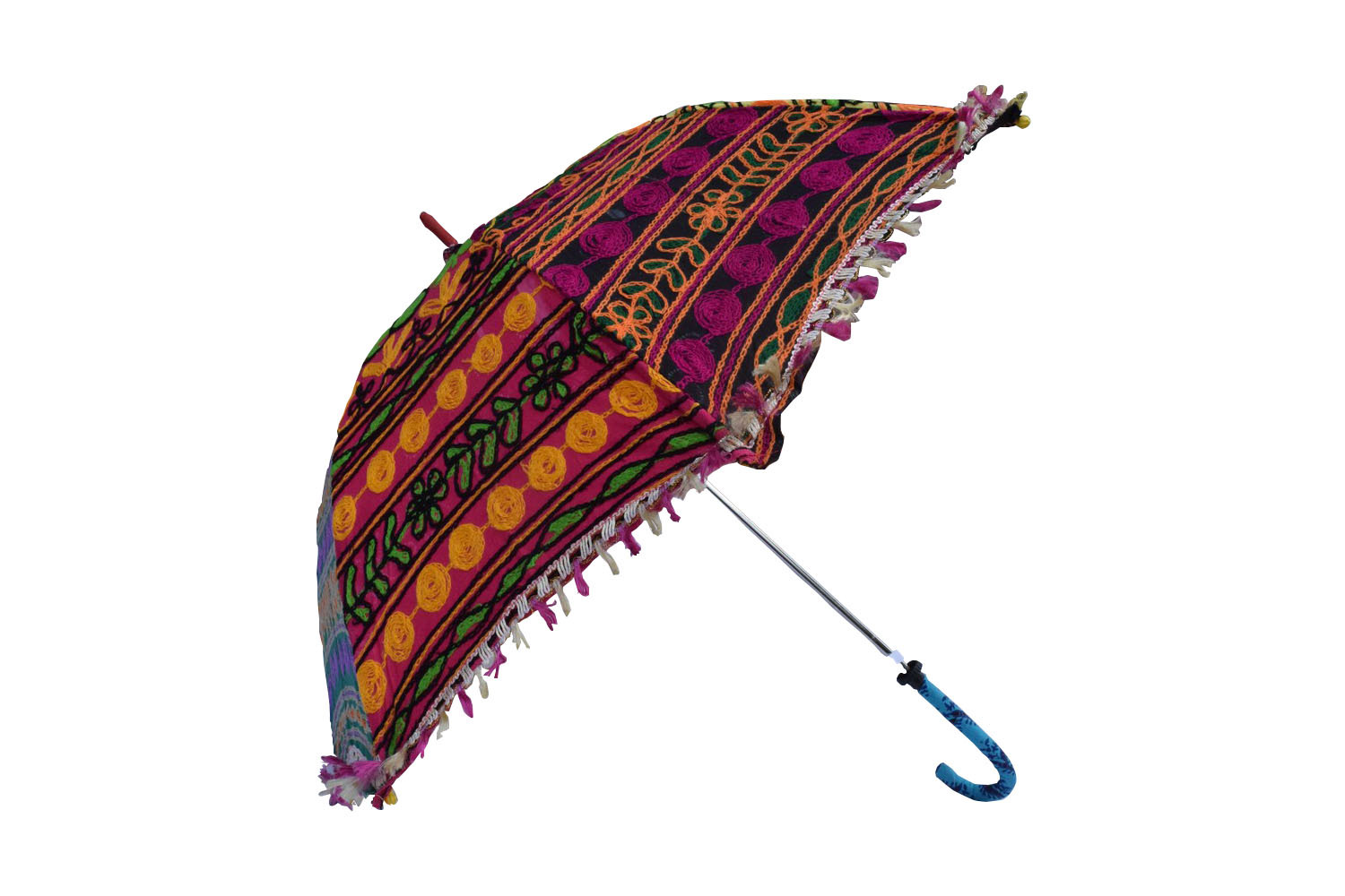 Handcrafted Indian Ethnic Cotton Umbrella Umbrellas & Parasols