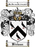 Kirwan Family Crest / Coat of Arms JPG or PDF Image Download - Coat of Arms