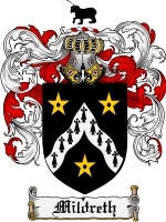 Mildreth Family Crest / Coat of Arms JPG or PDF Image Download