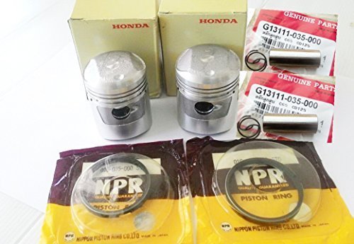 Primary image for Honda 125cc CD125 CD125A Piston & Ring & Pin Set New (1.00)