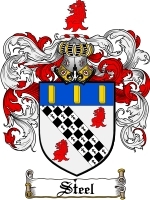 Steel Family Crest / Coat of Arms JPG or PDF Image Download - Coat of Arms