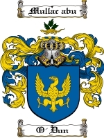 O'Dun Family Crest / Coat of Arms JPG or PDF Image Download