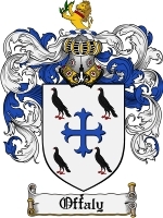 Offaly Family Crest / Coat of Arms JPG or PDF Image Download
