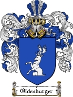 Oldenburger Family Crest / Coat of Arms JPG or PDF Image Download