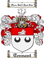 Tennant Family Crest / Coat of Arms JPG or PDF Image Download