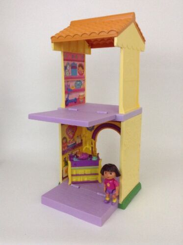 Dora Talking Big Sister Nursery Twins Room Dollhouse w Figures Baby ...