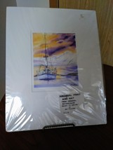  Archival Print and Mat  From Original Watercolor Sailing Boat “Ready To Unfurl” image 1