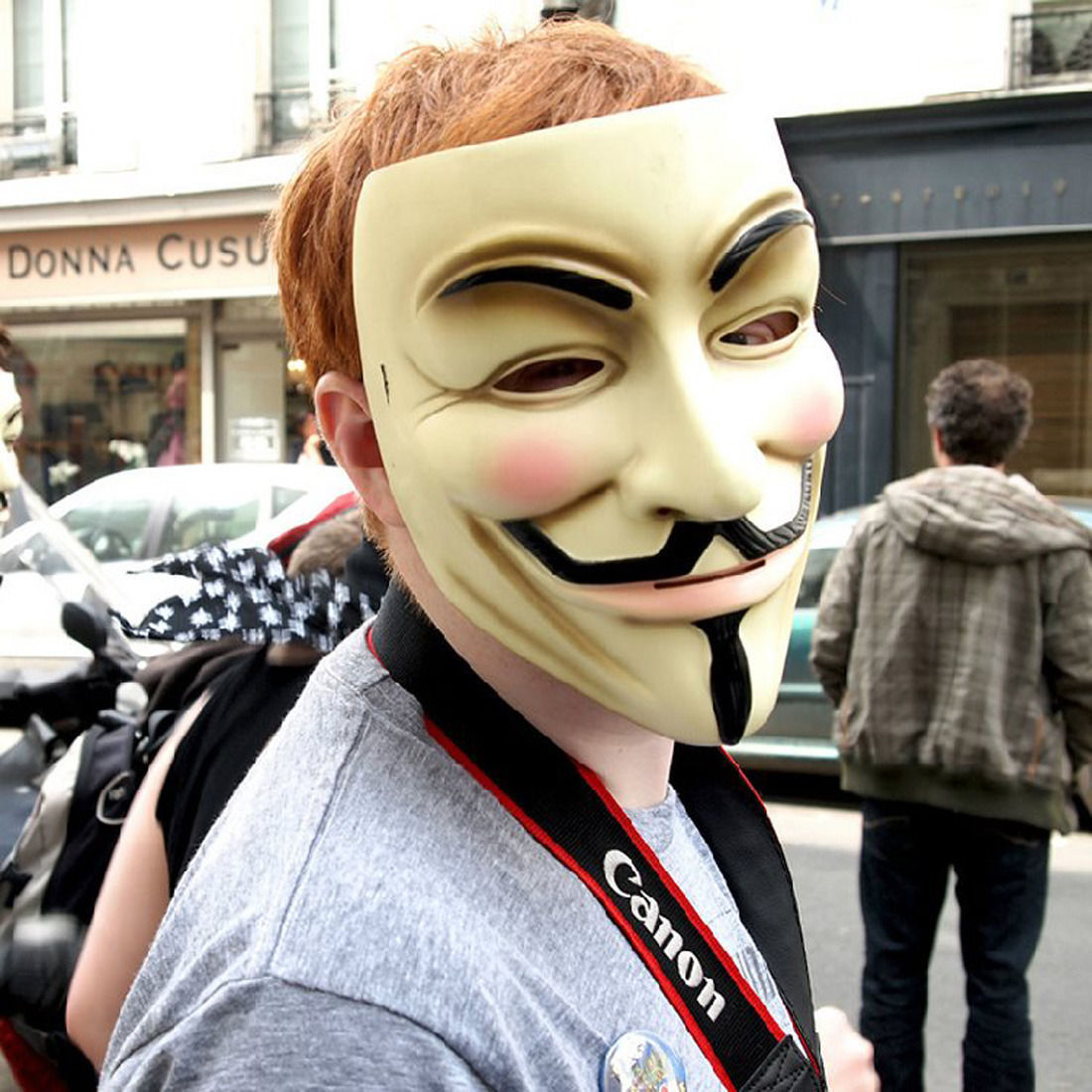 10PCS V for Vendetta Mask Anonymous Fancy Dress Costume Halloween ...