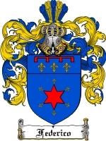 Federico Family Crest / Coat of Arms JPG or PDF Image Download