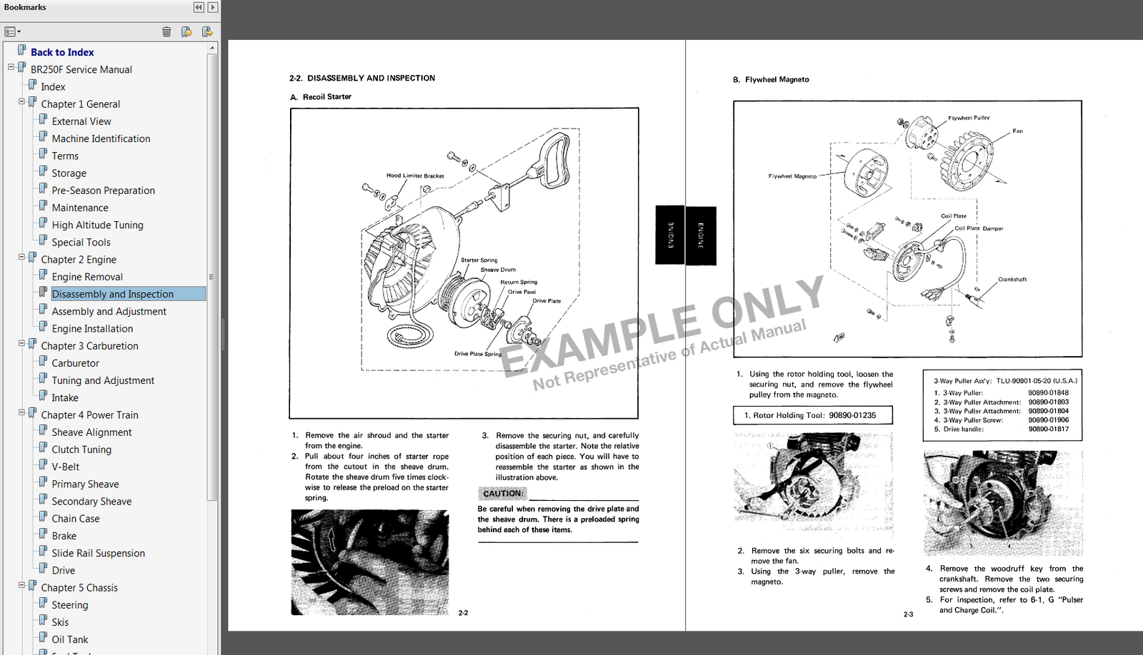 1992-1999 Yamaha Ovation LE Snowmobile Service Manual .