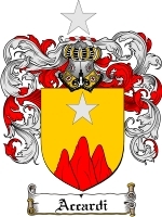 Accardi Family Crest / Coat of Arms JPG or PDF Image Download