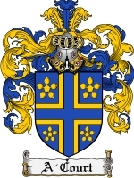 A'Court Family Crest / Coat of Arms JPG or PDF Image Download - Coat of ...