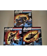 G.I.JOE Three Pack Combo Construction Sets Ninja Speed Cycle, Cobra Fang... - $31.19