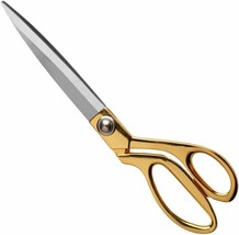 Tailoring Indian Brass And Steel Scissor Professional Fabric Cutter Tool... - $14.06