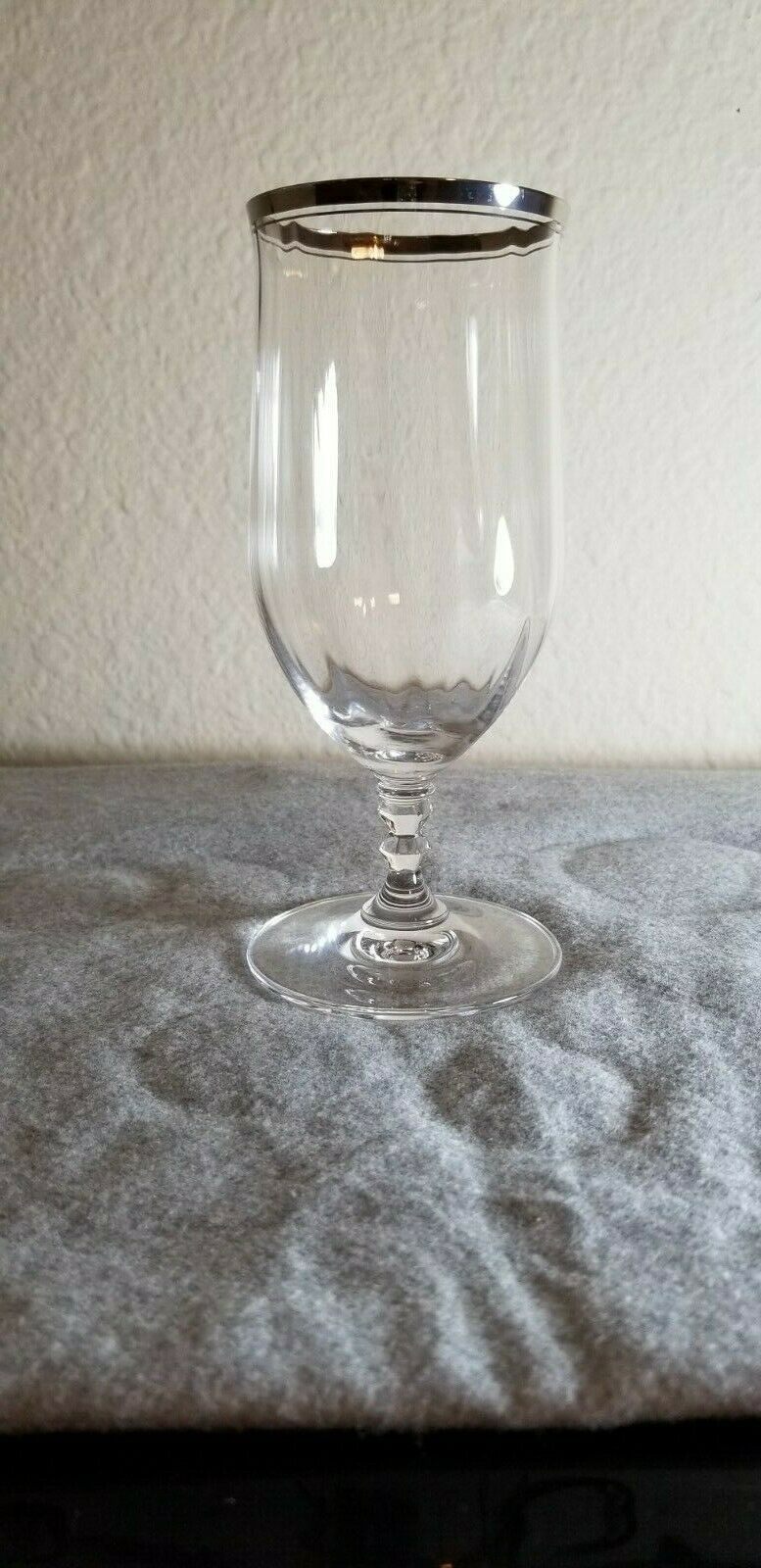 Mikasa Sonata Iced Tea Crystal drinking glass Mikasa