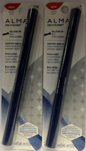 Pack Of 2 Almay Pen Eyeliner Liquid Ball Point Tip #210 Navy Blue NEW/SEALED - $19.77
