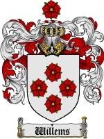 Willems Family Crest / Coat of Arms JPG or PDF Image Download