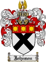 Johnson Family Crest / Coat of Arms JPG or PDF Image Download
