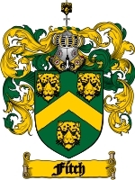 Fitch Family Crest / Coat of Arms JPG or PDF Image Download - Coat of Arms