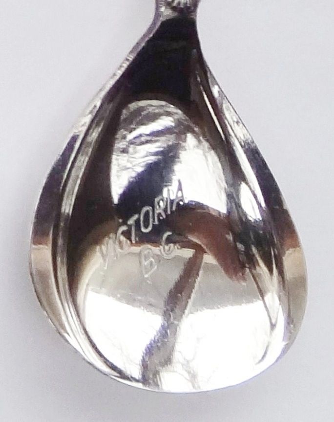 Collector Souvenir Spoon Canada BC Victoria Dogwood Flower Decorative