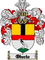 Oberto Family Crest / Coat of Arms JPG or PDF Image Download