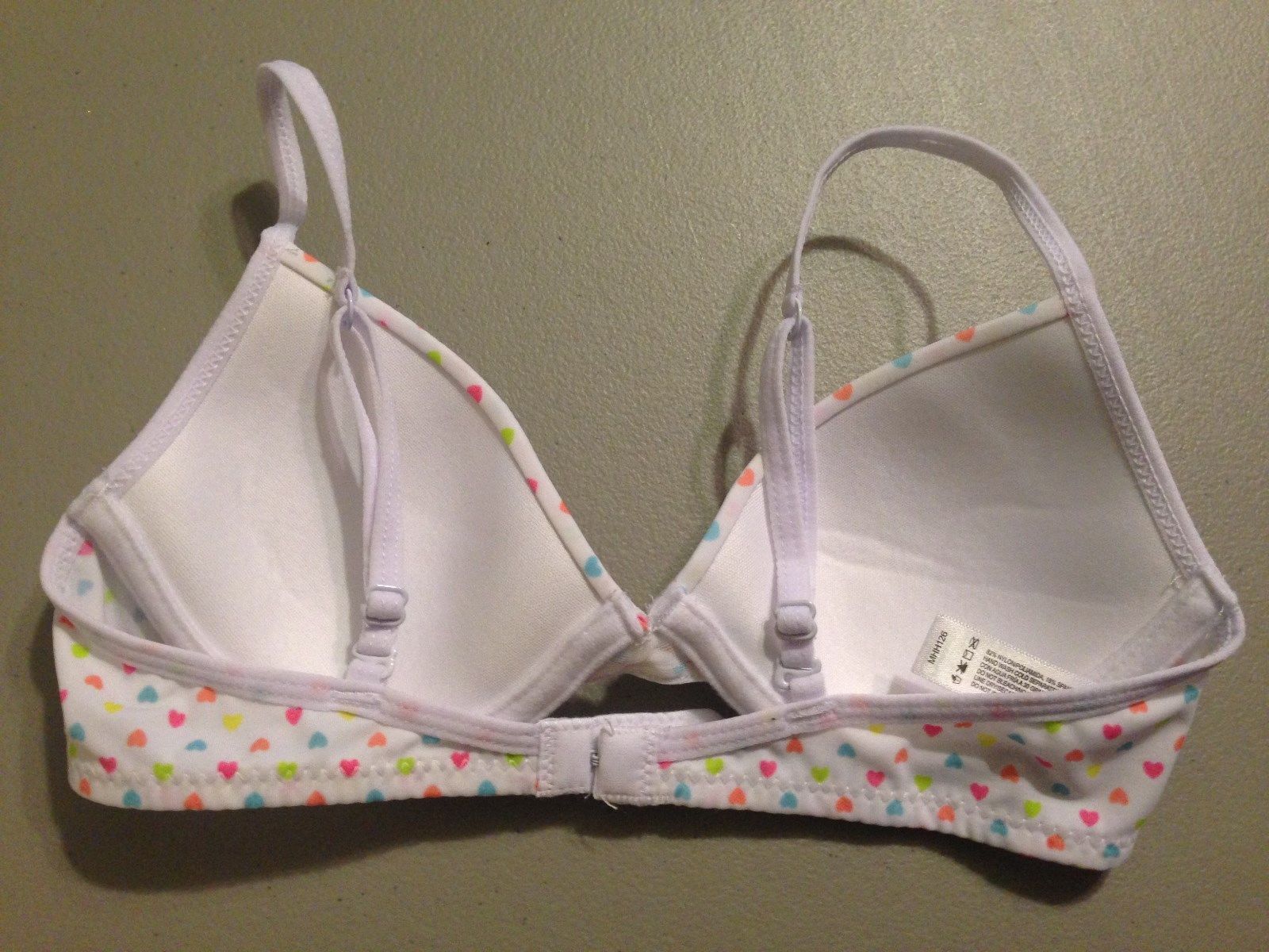 Girls Hanes Heart Training Bra size 32M Underwear