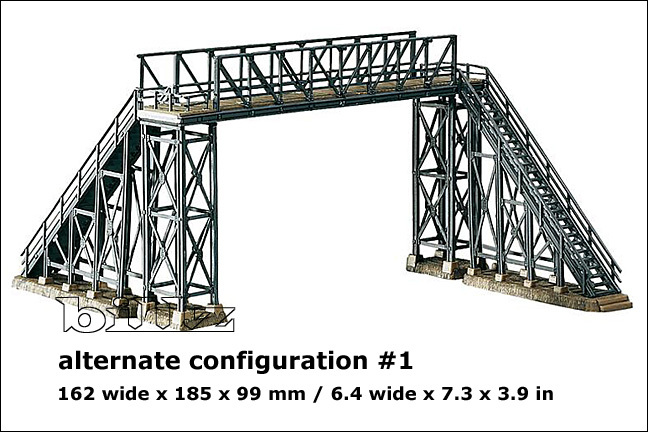 POLA HO 310565 - Railroad Pedestrian Bridge - KIT - Buildings, Tunnels ...