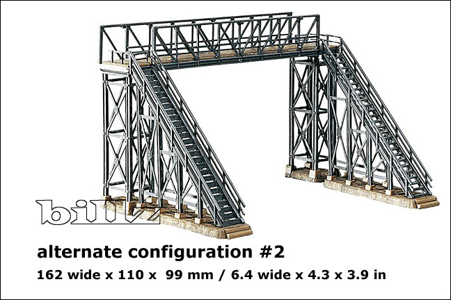 POLA HO 310565 - Railroad Pedestrian Bridge - KIT - Buildings, Tunnels ...