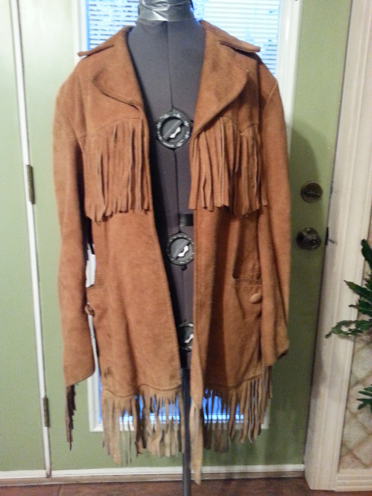 vintage fringe coat
